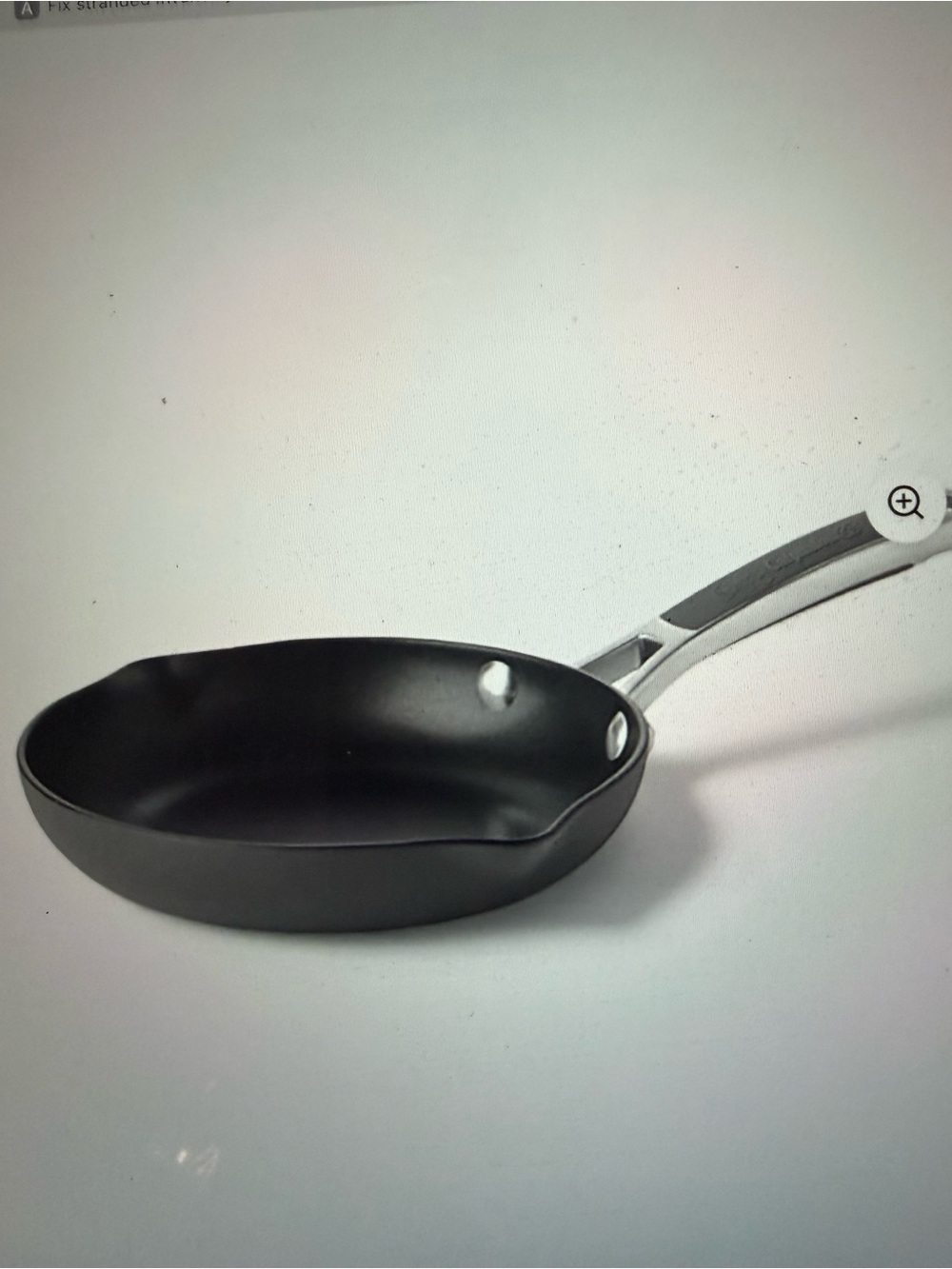 NWT Calphalon East 8” black Nonstick Frying Pan with non hot handle